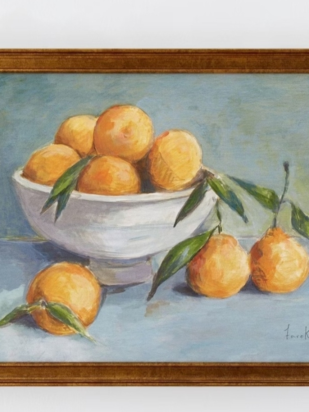 Studio McGee Orange Painting